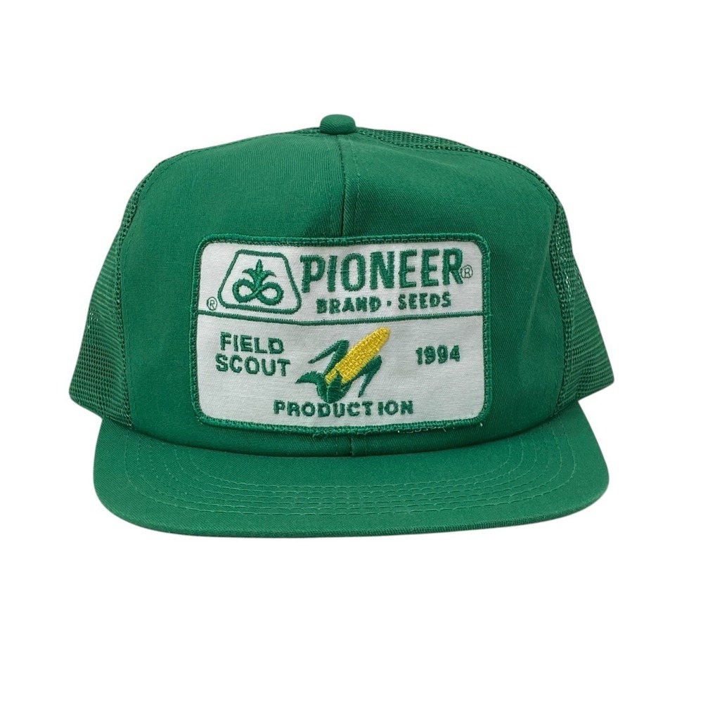 Vintage Pioneer K-Products Snapback Trucker Hat Field Scout 1994 Production